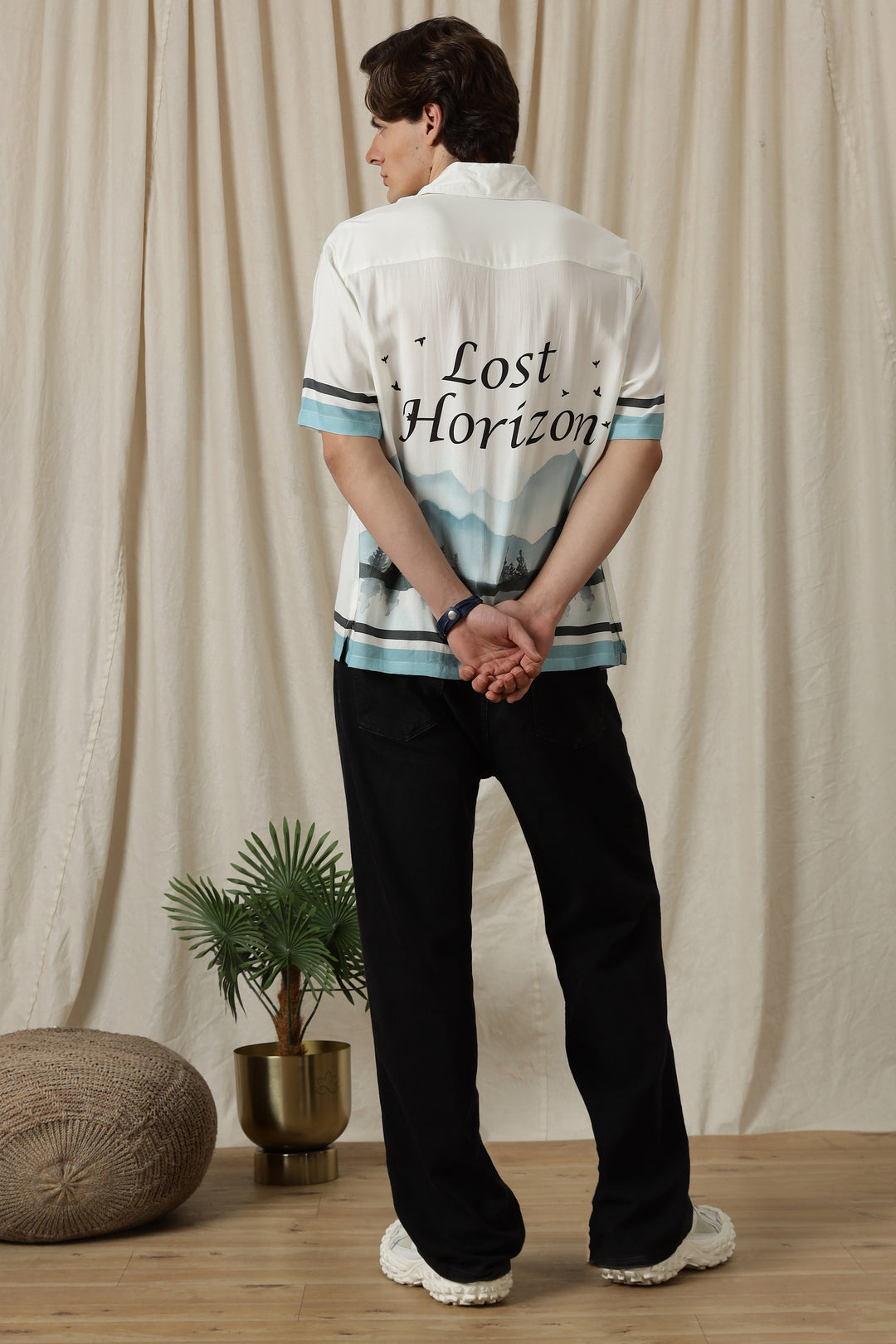 Lost Horizon: White Oversized Shirt