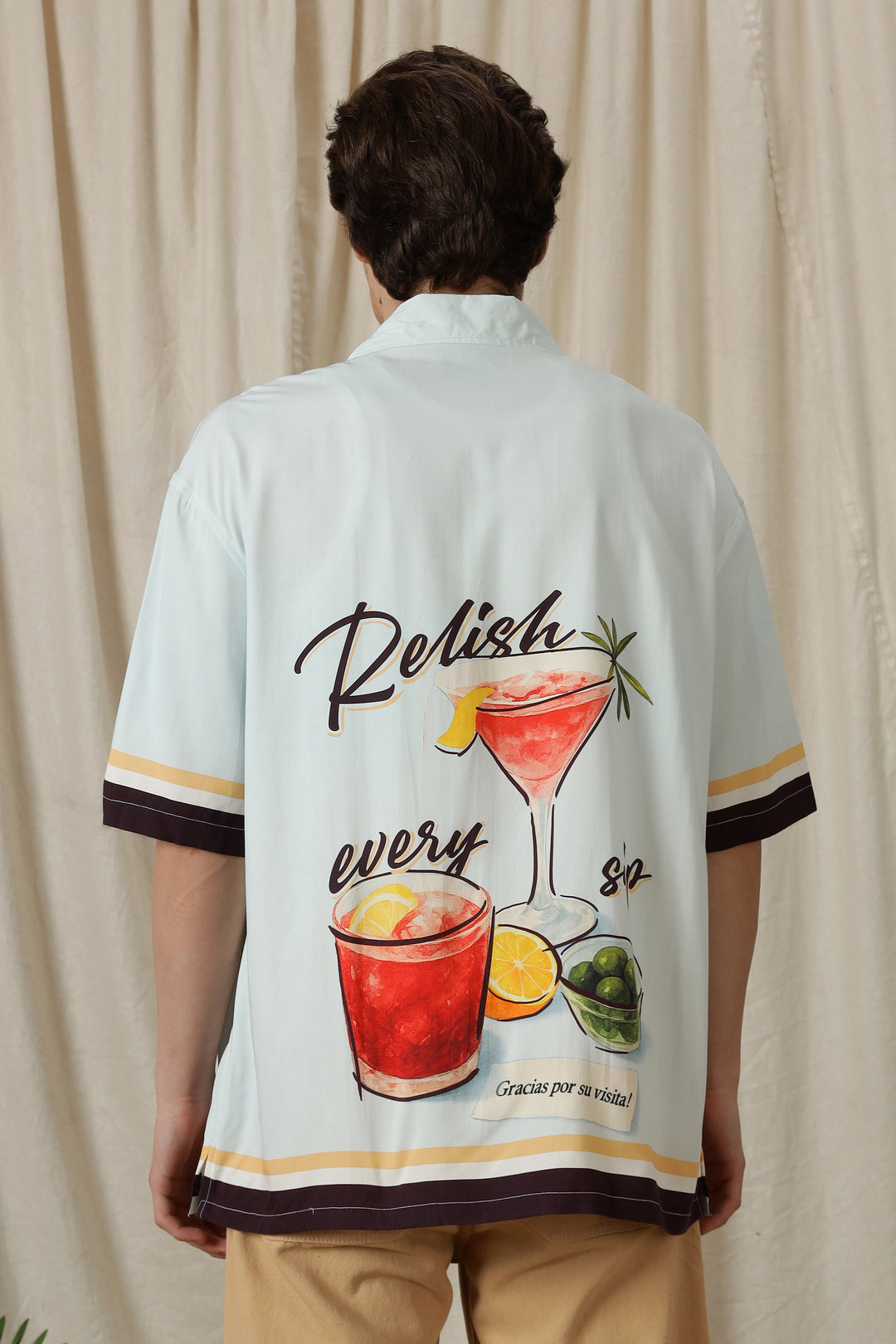 Relish : Light Blue Oversized Shirt