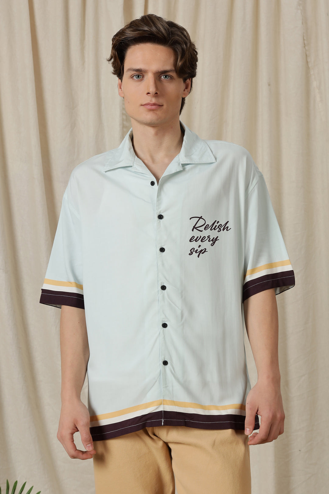 Relish : Light Blue Oversized Shirt