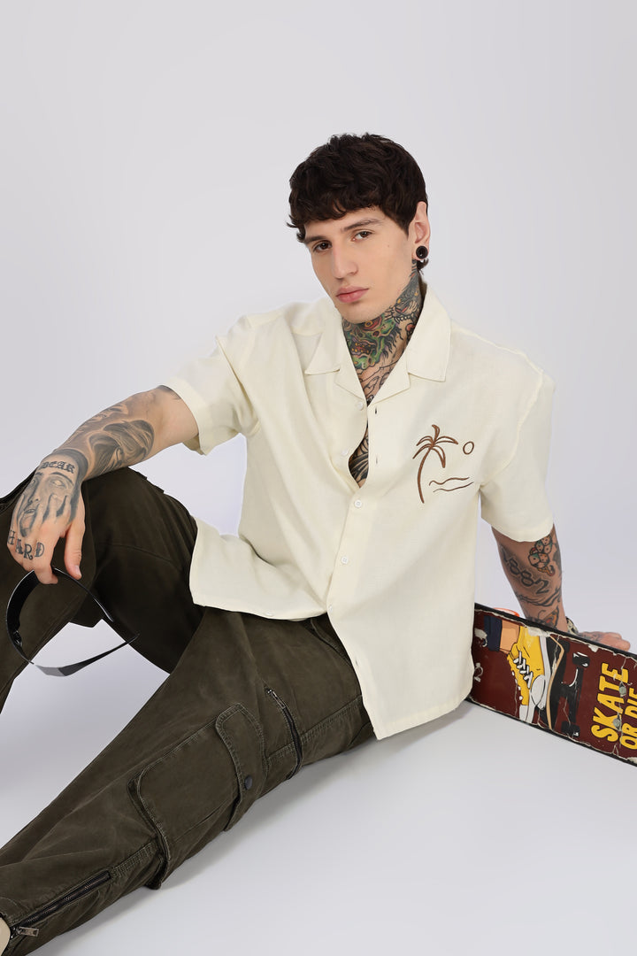 Olive Dyed Cargo Pants