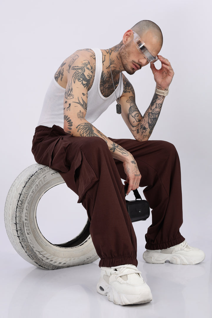 Classic: Utility Brown Baggy Joggers