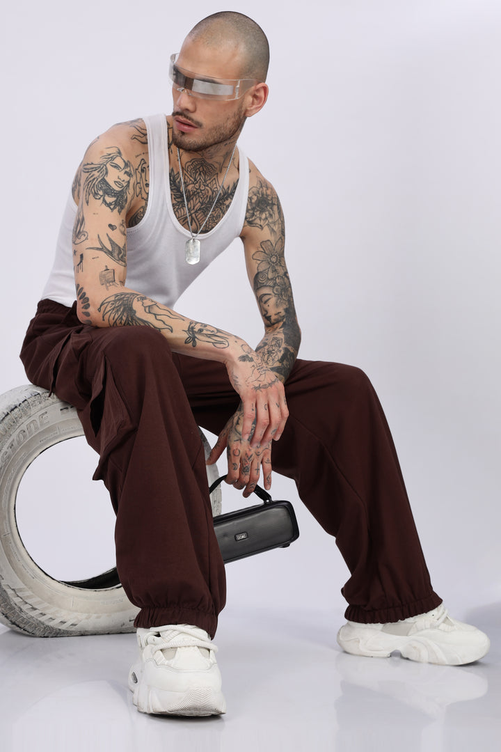 Classic: Utility Brown Baggy Joggers