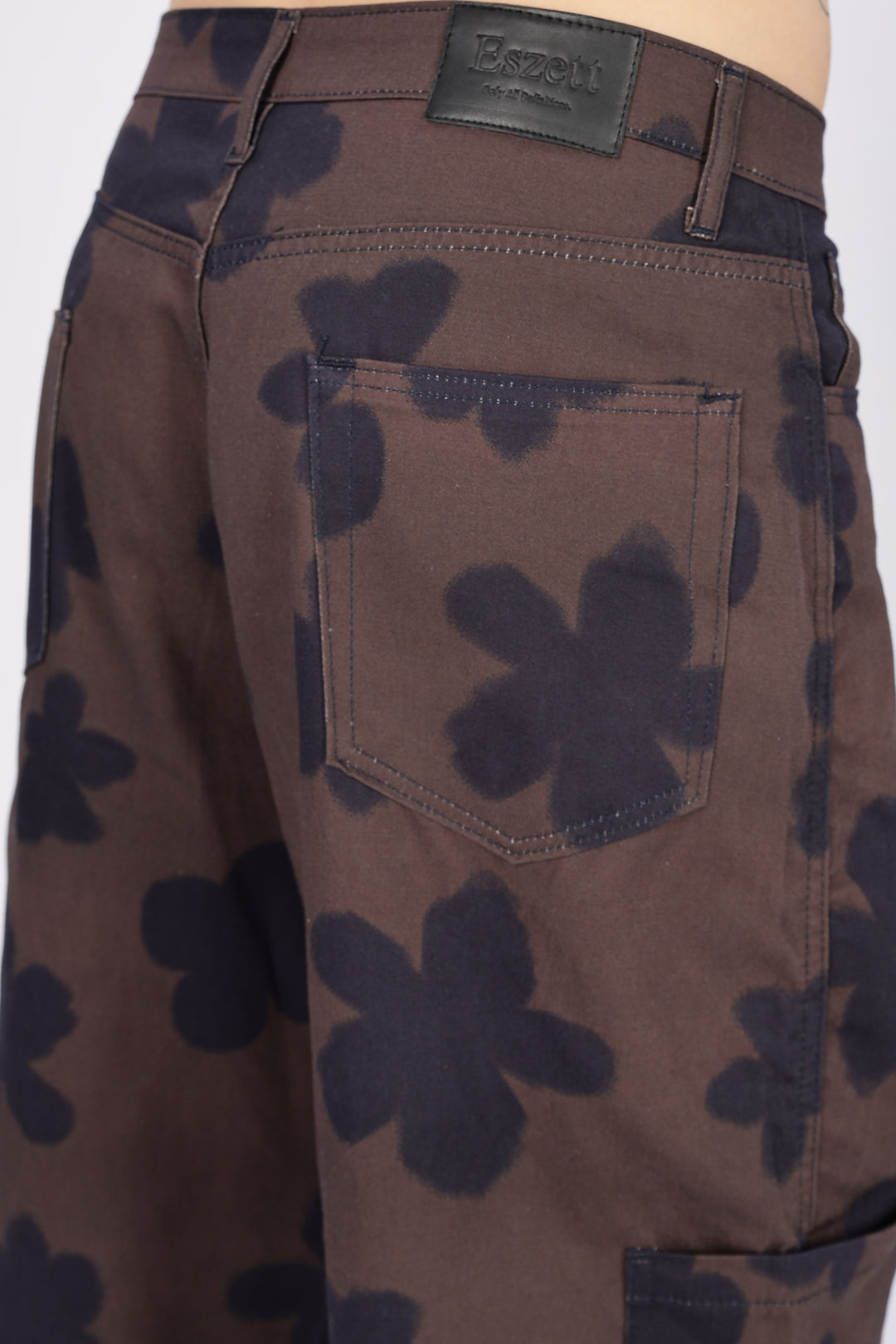Floral Printed Baggy Cargo Pants
