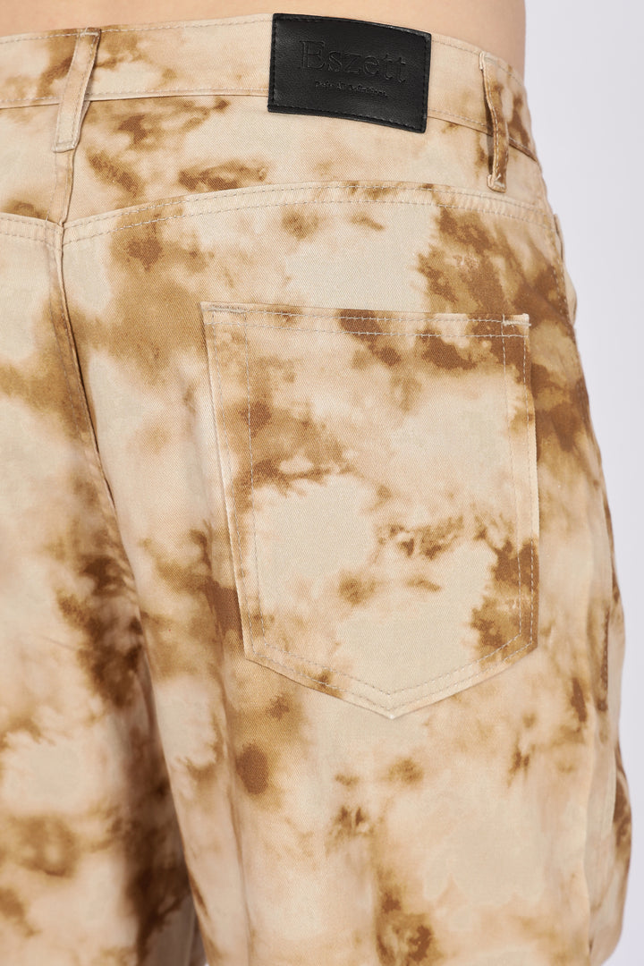 Cloudy: Printed Cargo Pants