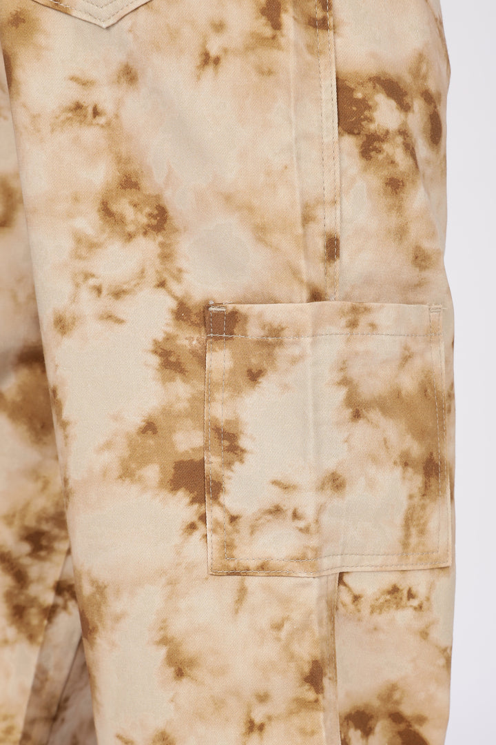 Cloudy: Printed Cargo Pants