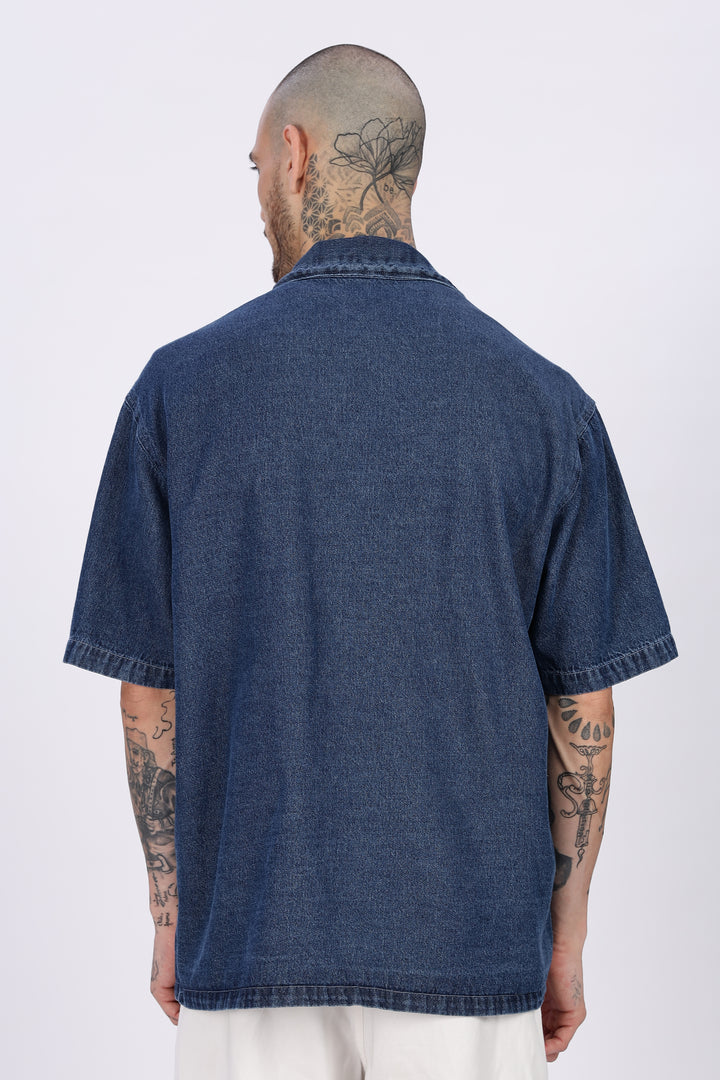 Denims: Oversized Blue Shirt