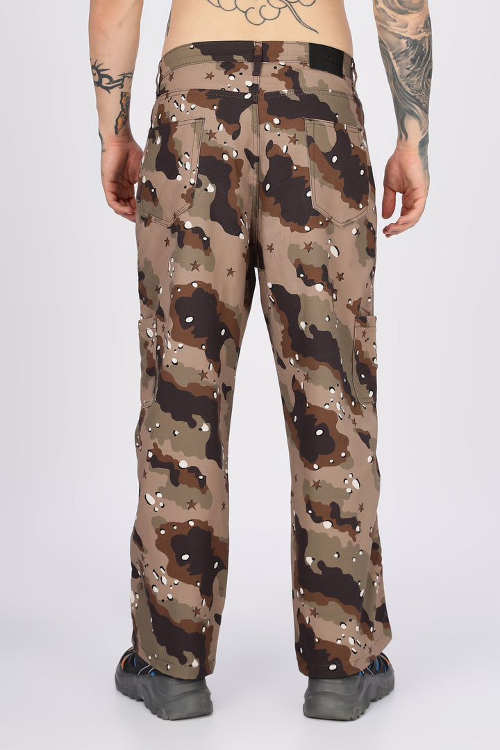 Sandy: Printed Cargo Pants