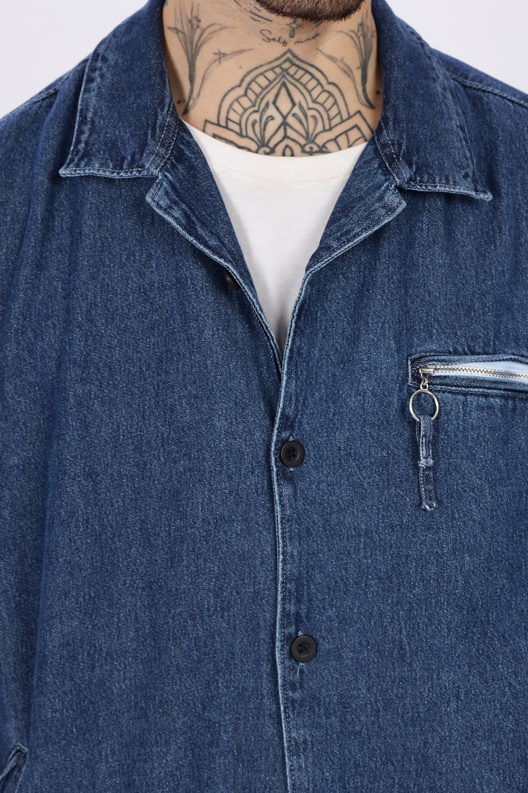 Denims: Oversized Blue Shirt
