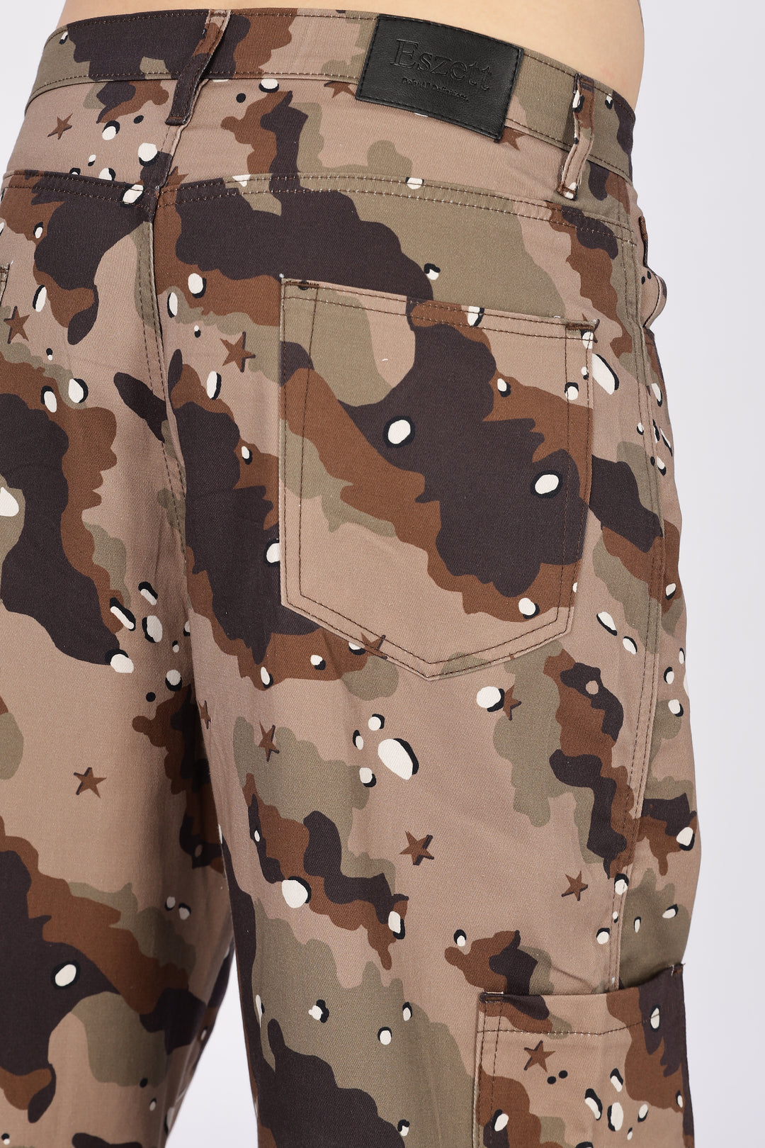 Sandy: Printed Cargo Pants