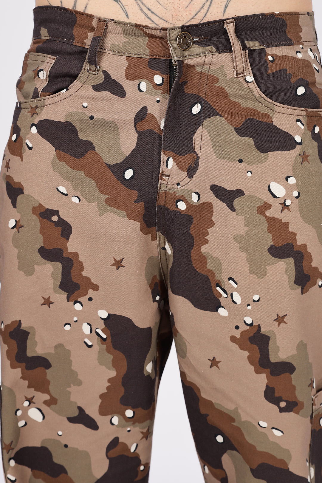 Sandy: Printed Cargo Pants