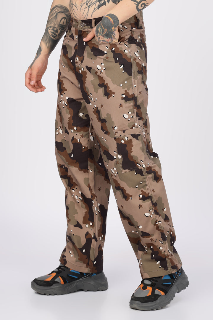 Sandy: Printed Cargo Pants