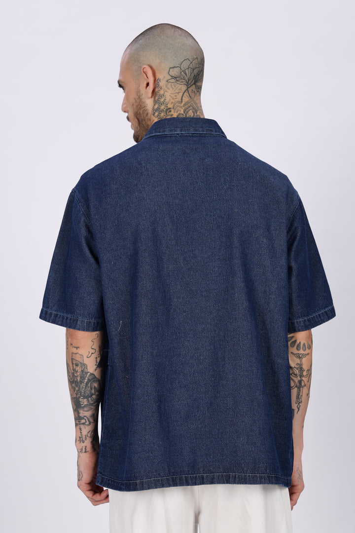 Denims: Utility Cargo Oversized Shirt