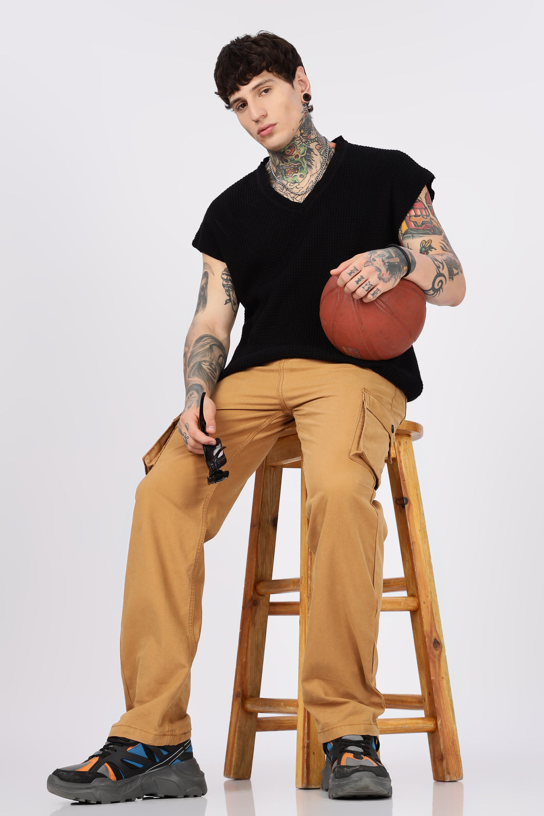 Originals: Beige Cargo Pants