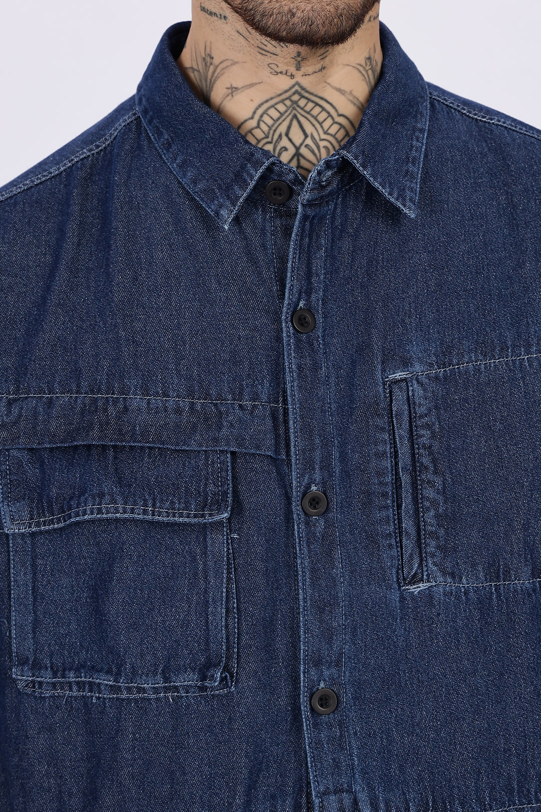 Denims: Utility Cargo Oversized Shirt