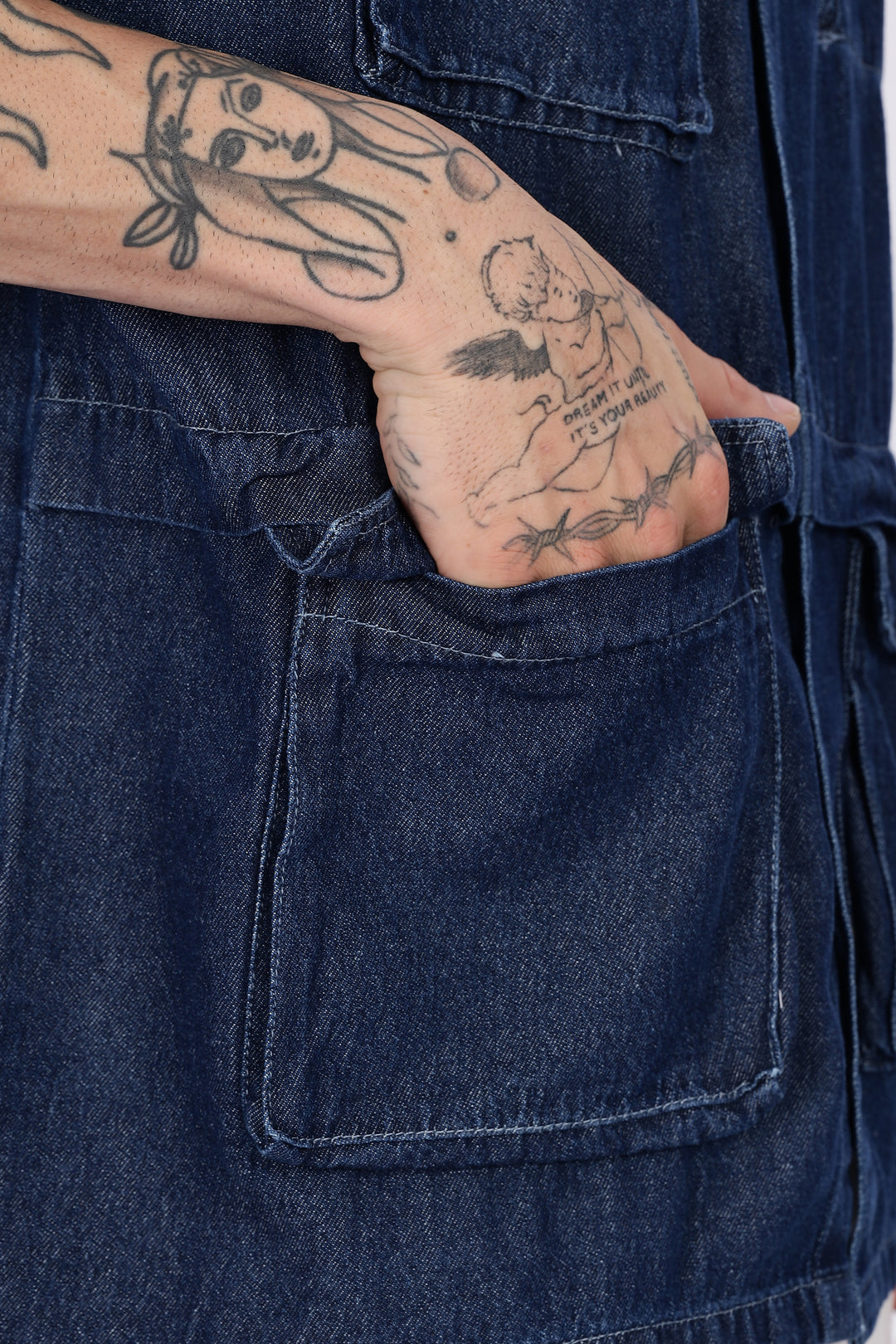 Denims: Utility Cargo Oversized Shirt
