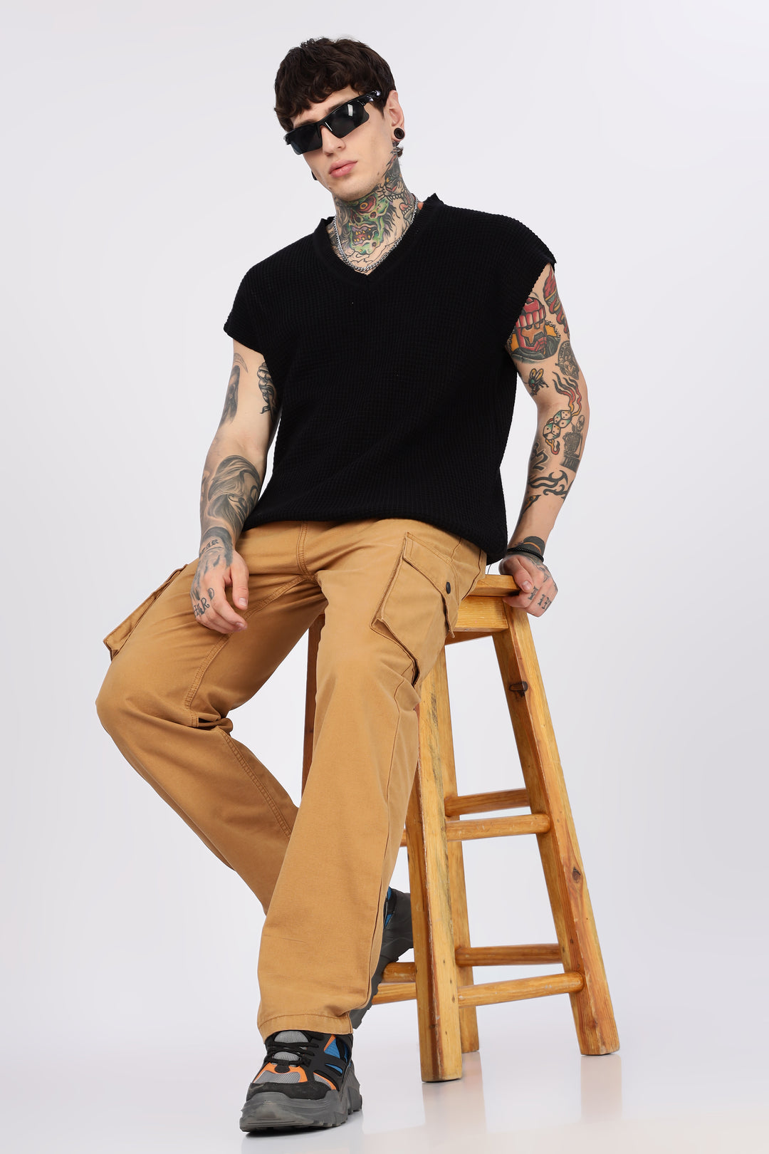 Originals: Beige Cargo Pants
