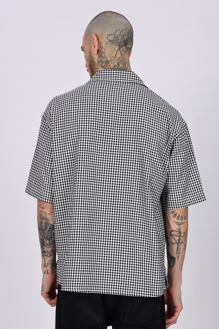 Keychain: Oversized Embroidery Checks Shirt