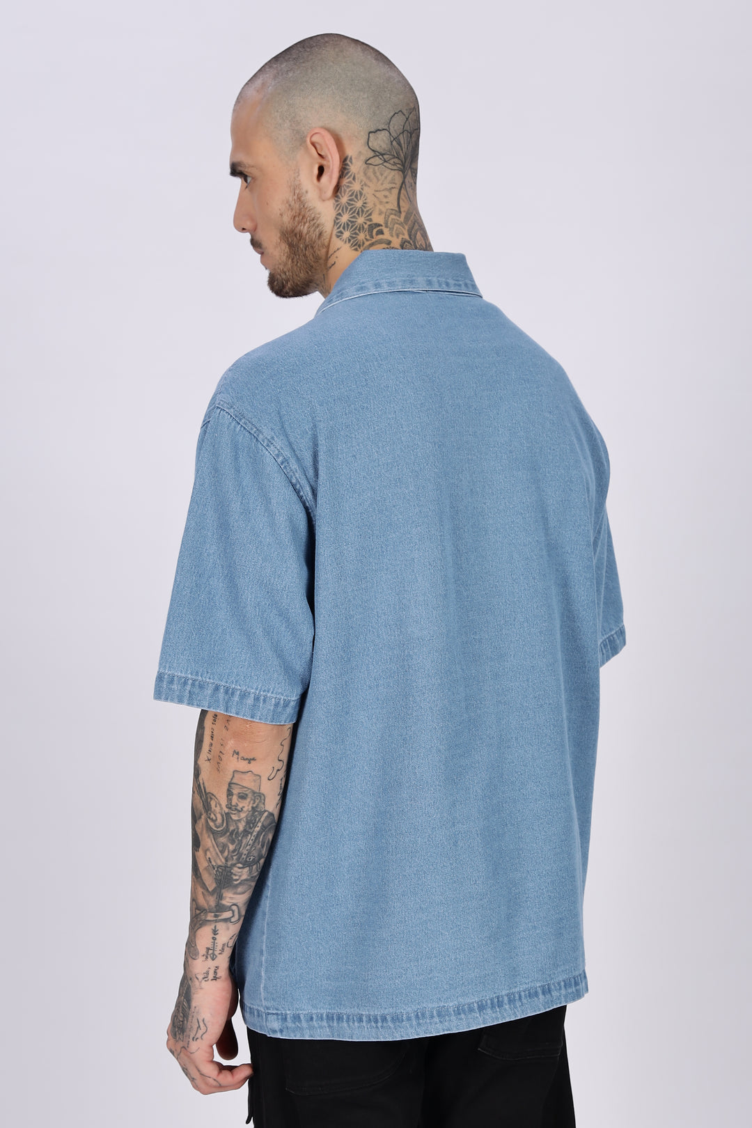 Denims: Multi Pocket Oversized Shirt