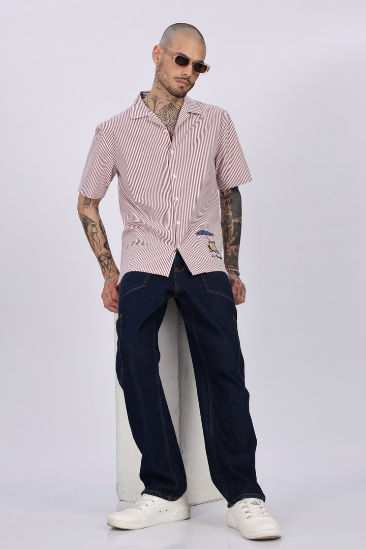 Holiday Chair : Embroidery Cuban Shirt