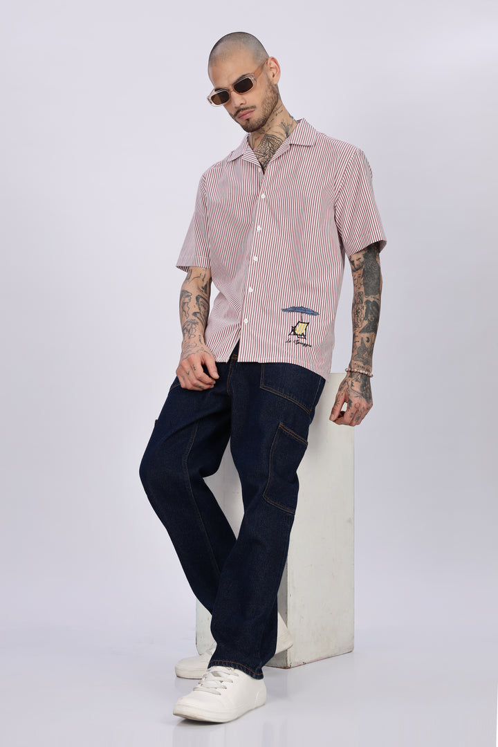 Holiday Chair : Embroidery Cuban Shirt