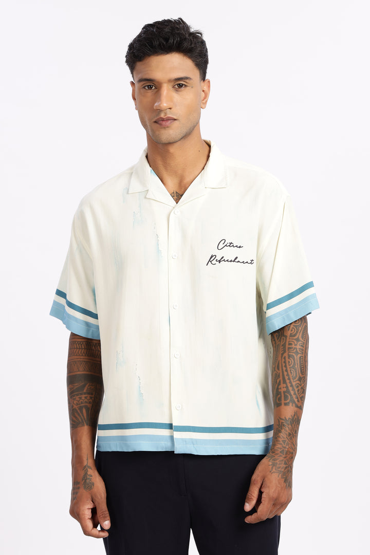 Citrus: Boxy Oversized Cuban Shirt
