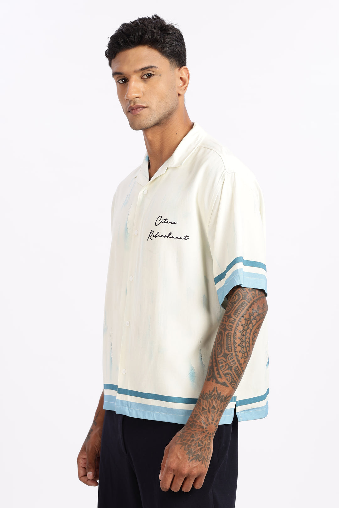 Citrus: Boxy Oversized Cuban Shirt