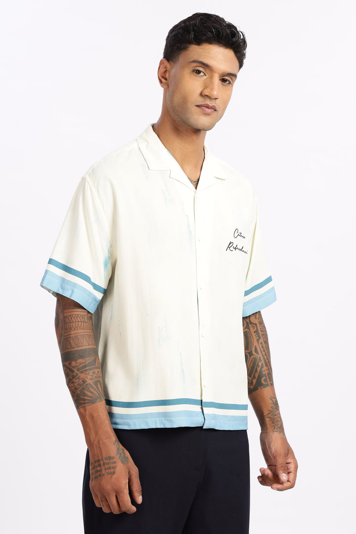 Citrus: Boxy Oversized Cuban Shirt