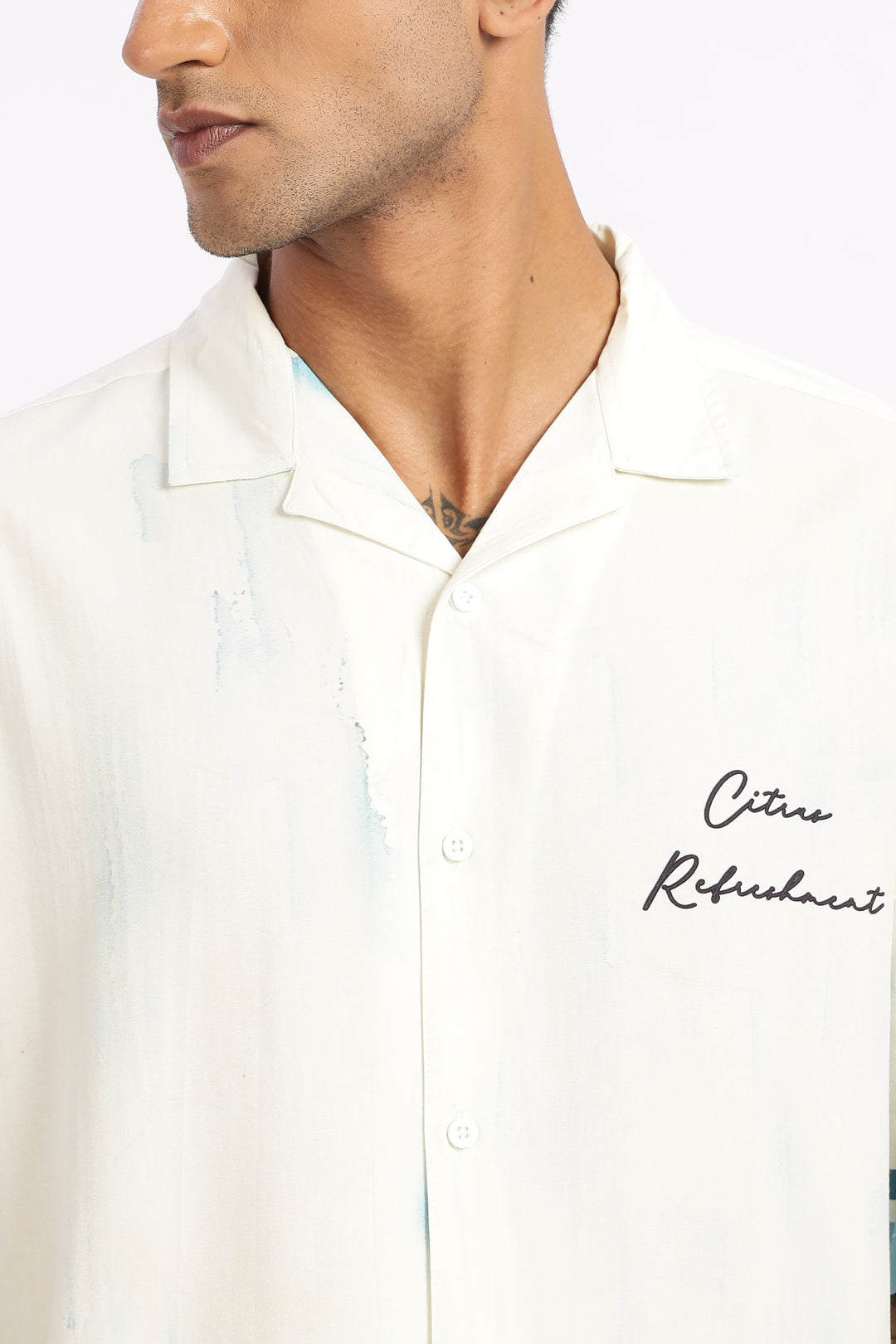 Citrus: Boxy Oversized Cuban Shirt