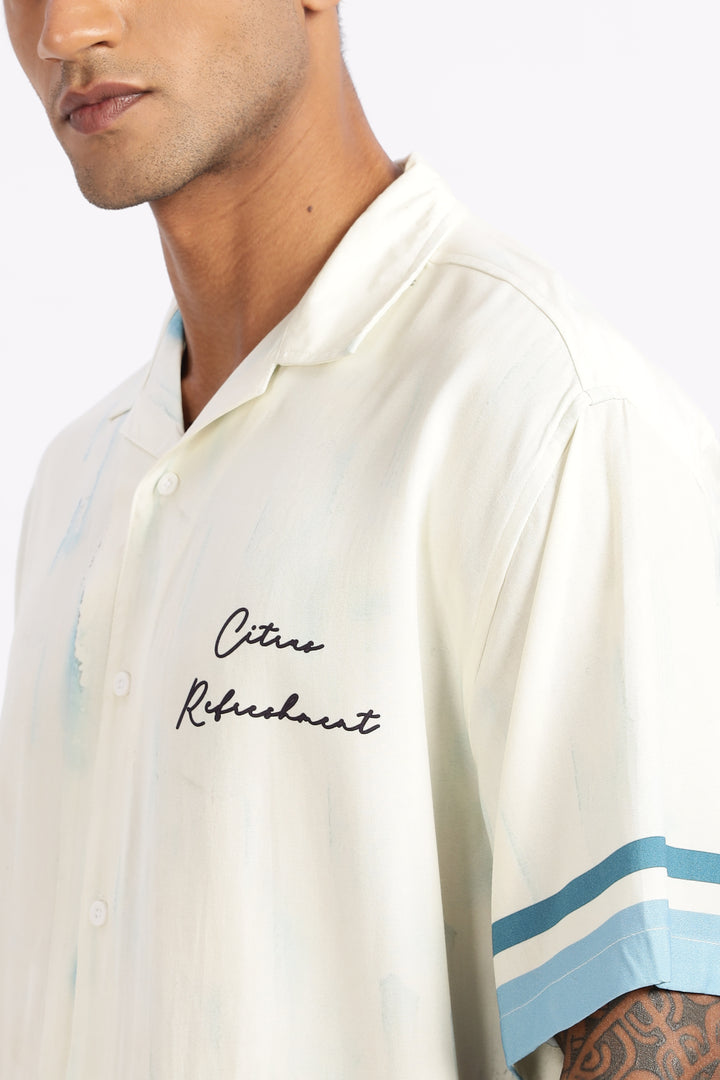 Citrus: Boxy Oversized Cuban Shirt