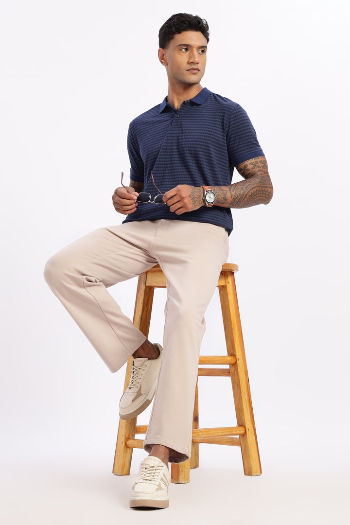 Blue Stripes Polo T-shirt