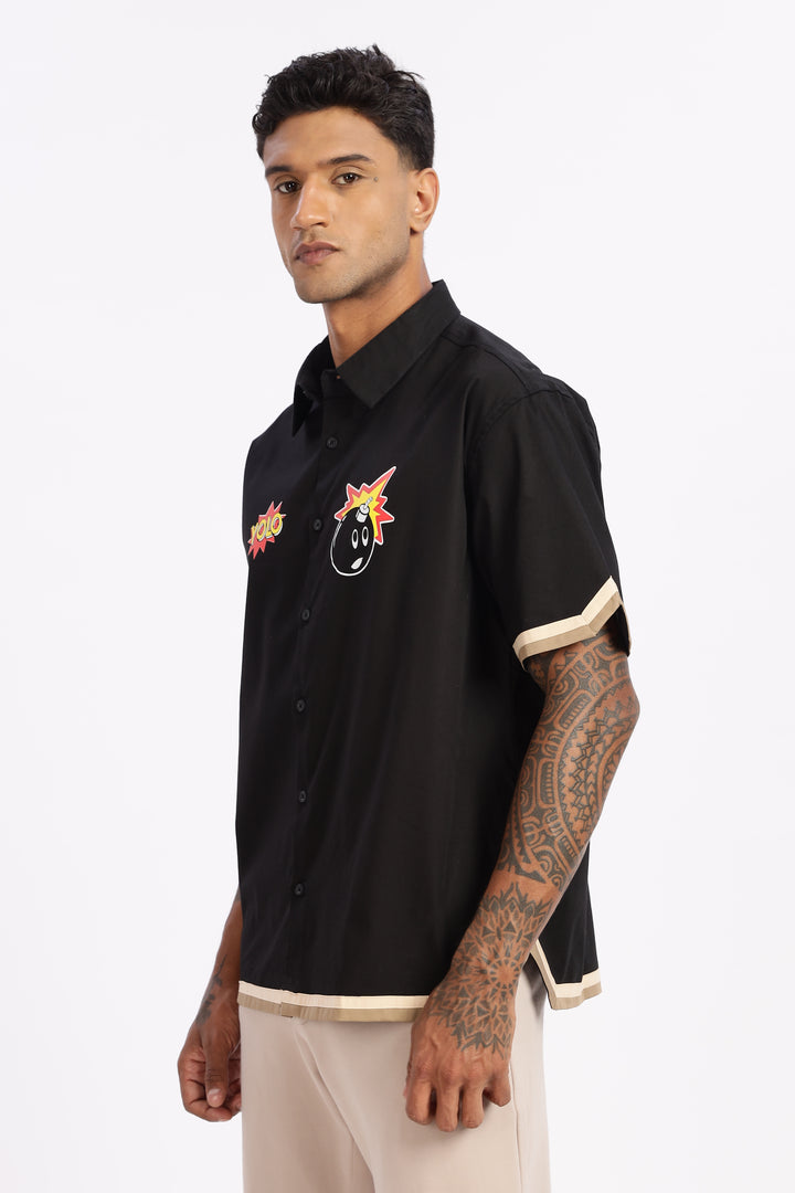 Black Boom: Oversized Cut Shirt