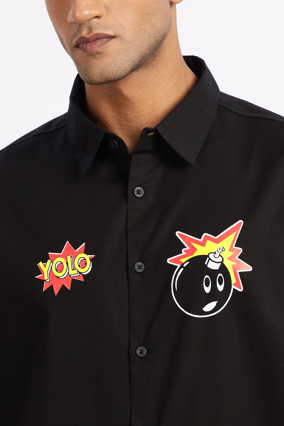 Black Boom: Oversized Cut Shirt