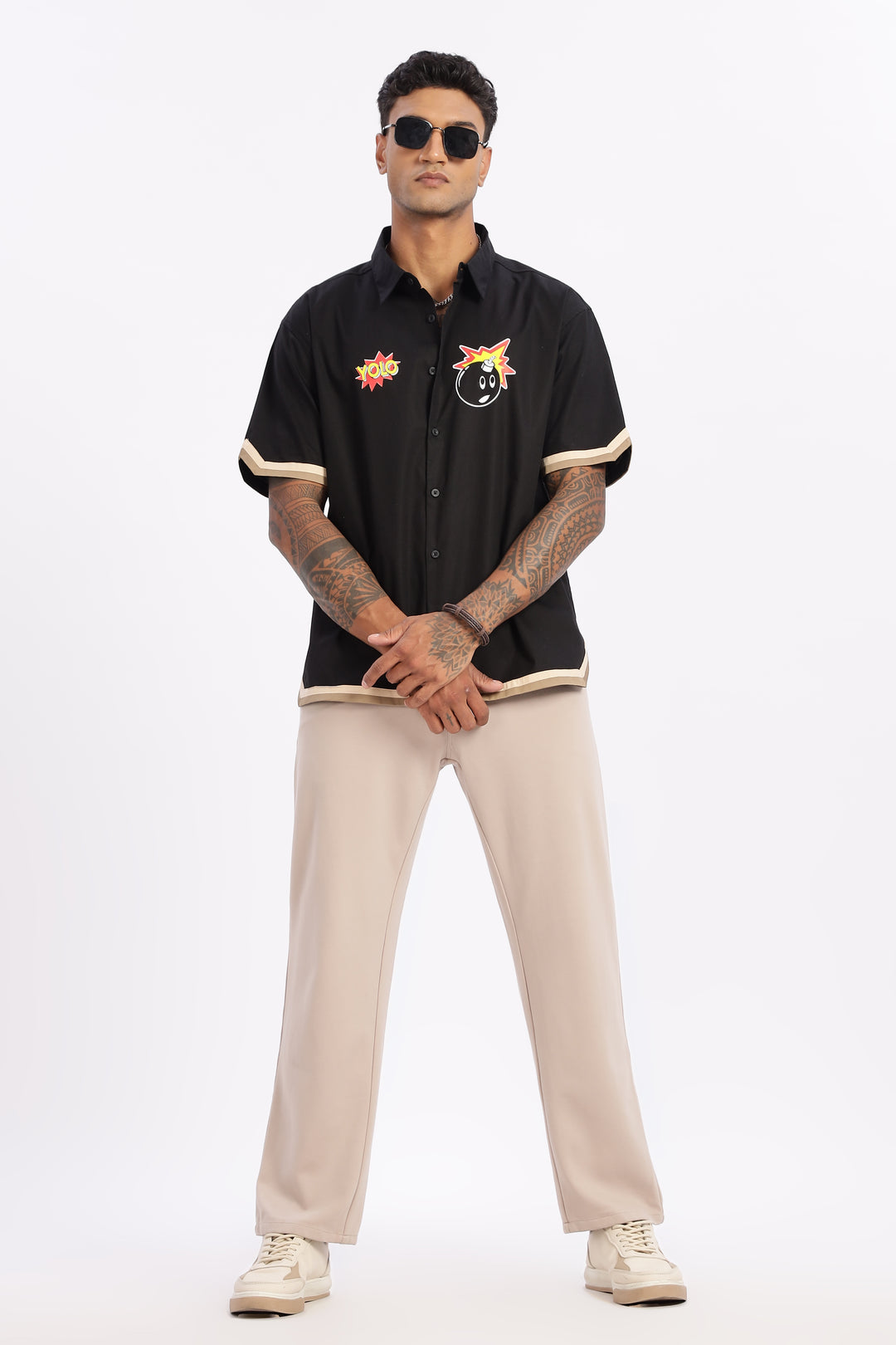 Black Boom: Oversized Cut Shirt