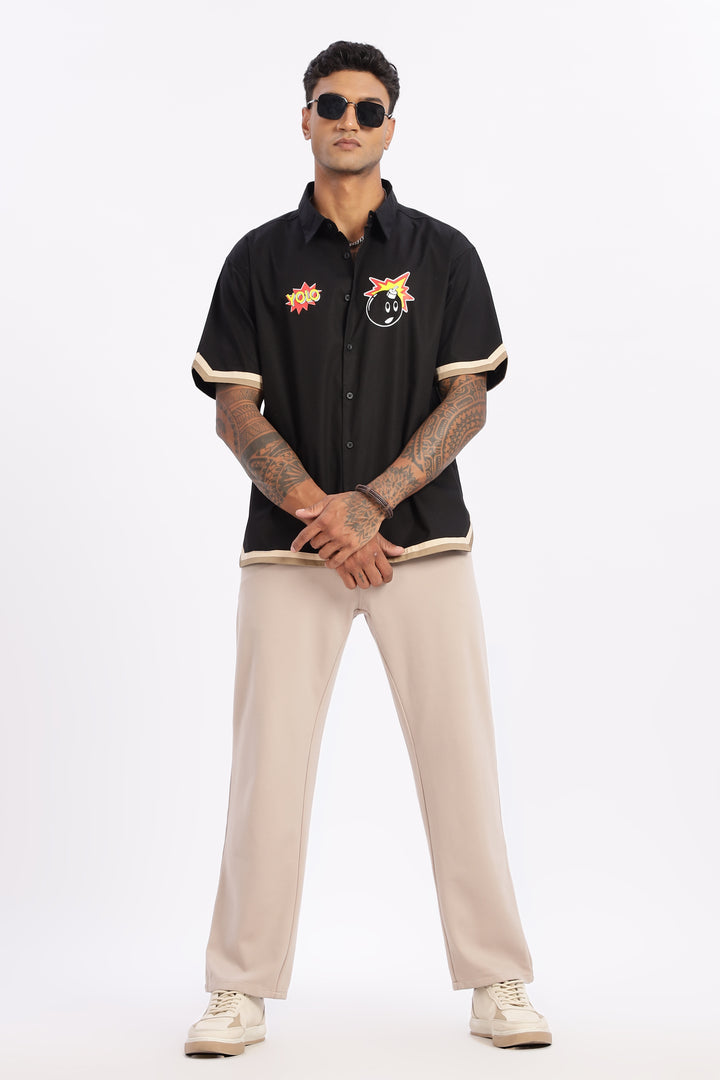 Black Boom: Oversized Cut Shirt