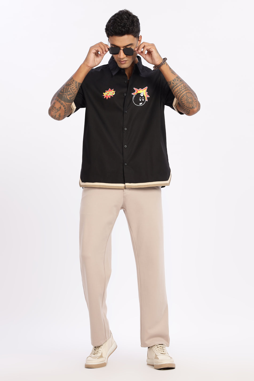 Black Boom: Oversized Cut Shirt