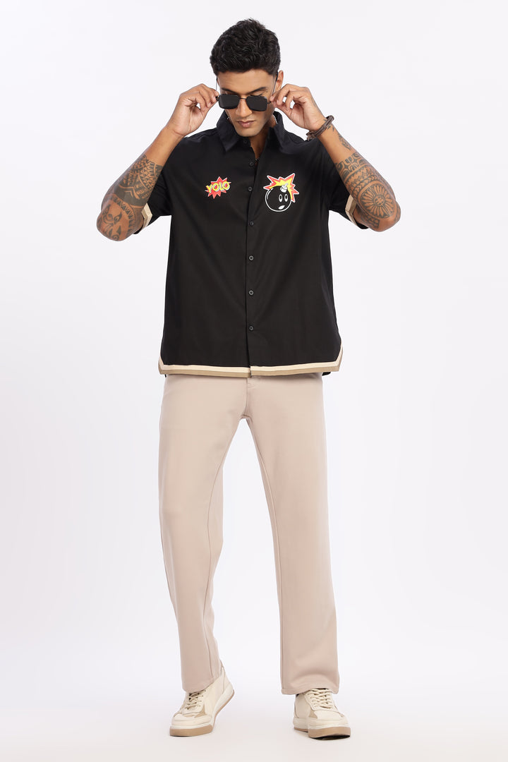 Black Boom: Oversized Cut Shirt