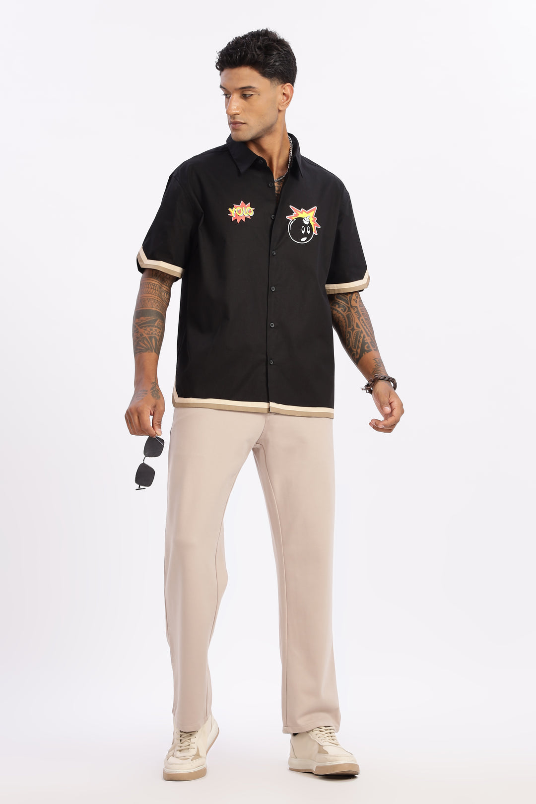Black Boom: Oversized Cut Shirt