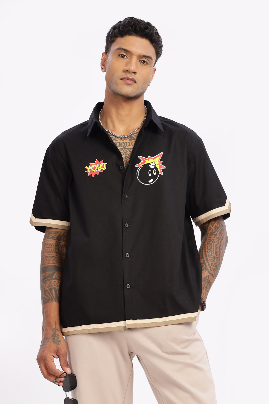 Black Boom: Oversized Cut Shirt