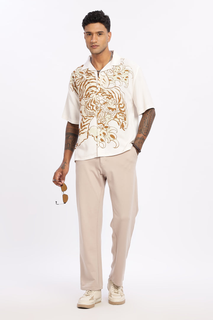 Fierce: Boxy Fit Oversized Cuban Shirt