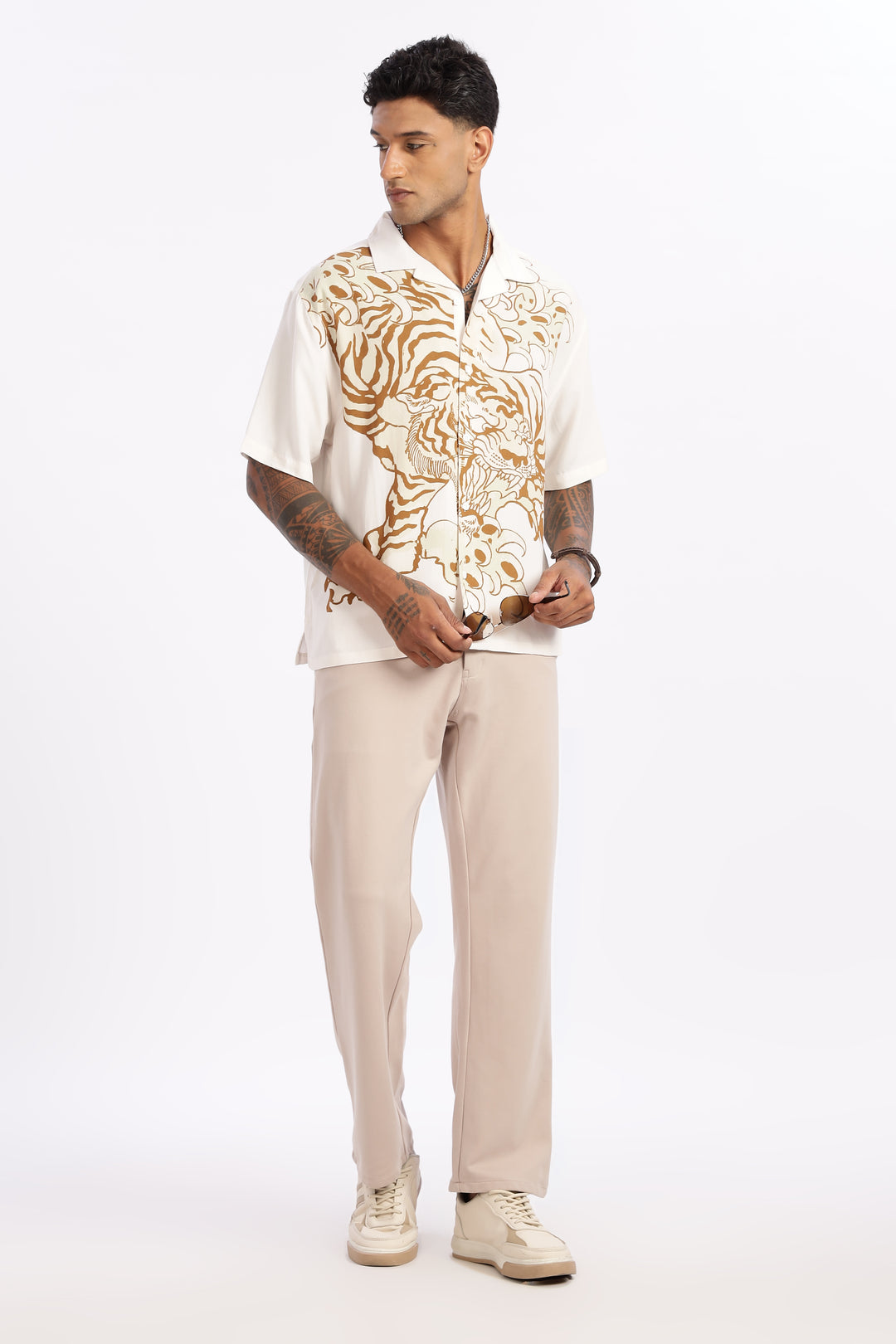 Fierce: Boxy Fit Oversized Cuban Shirt