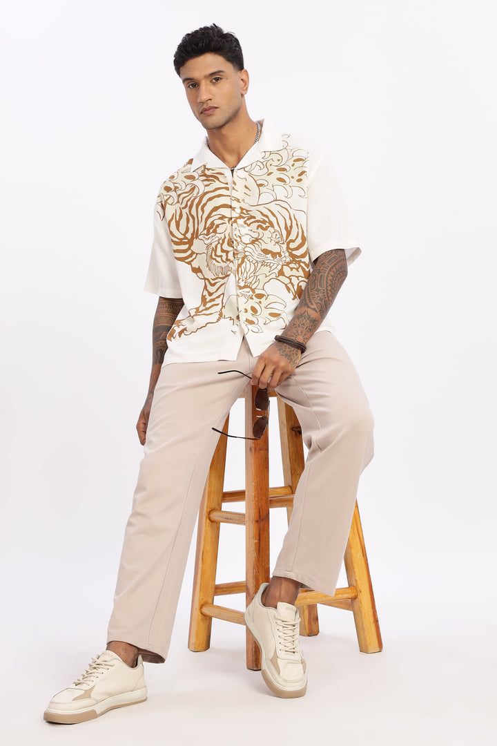 Fierce: Boxy Fit Oversized Cuban Shirt