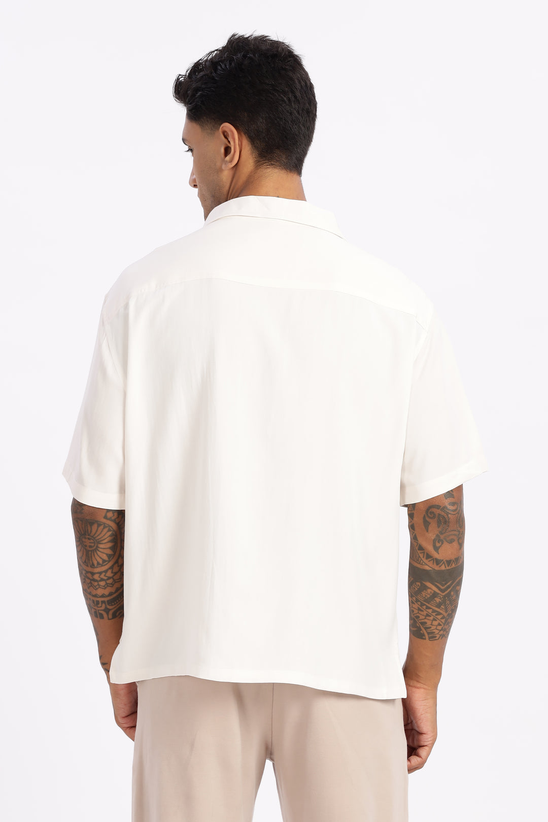 Fierce: Boxy Fit Oversized Cuban Shirt