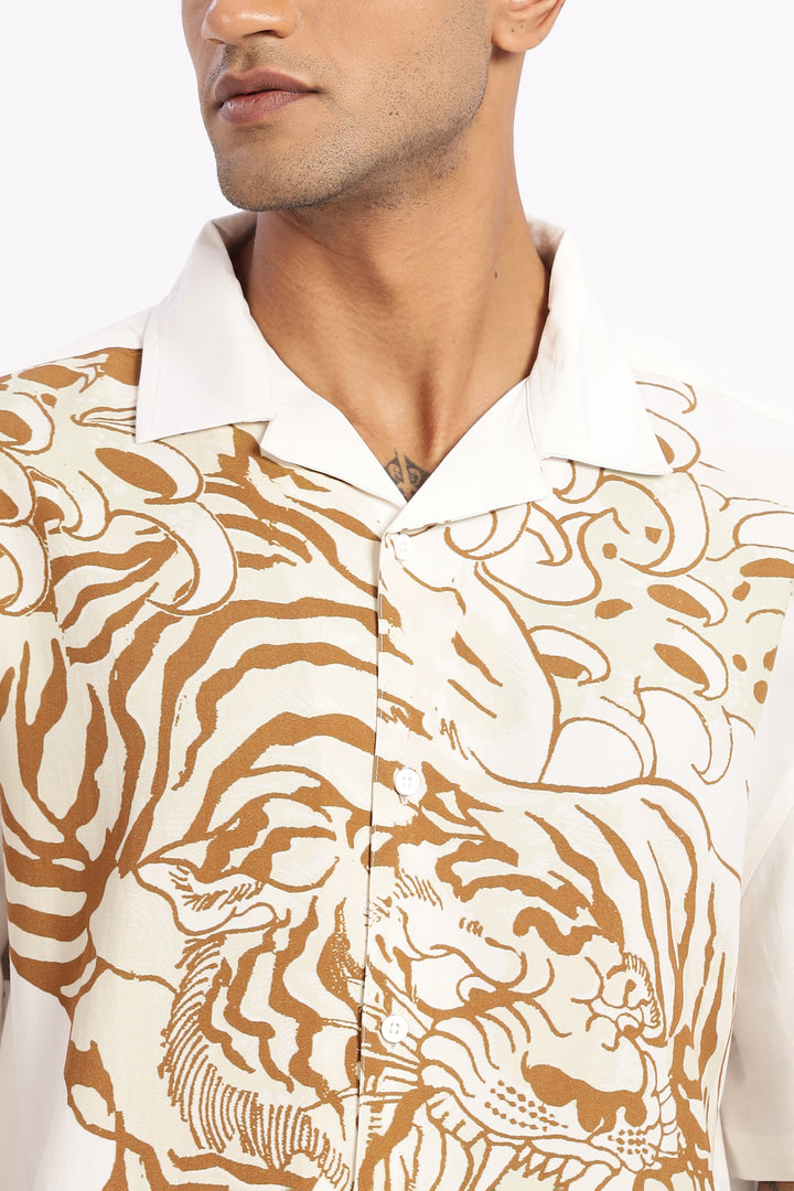 Fierce: Boxy Fit Oversized Cuban Shirt