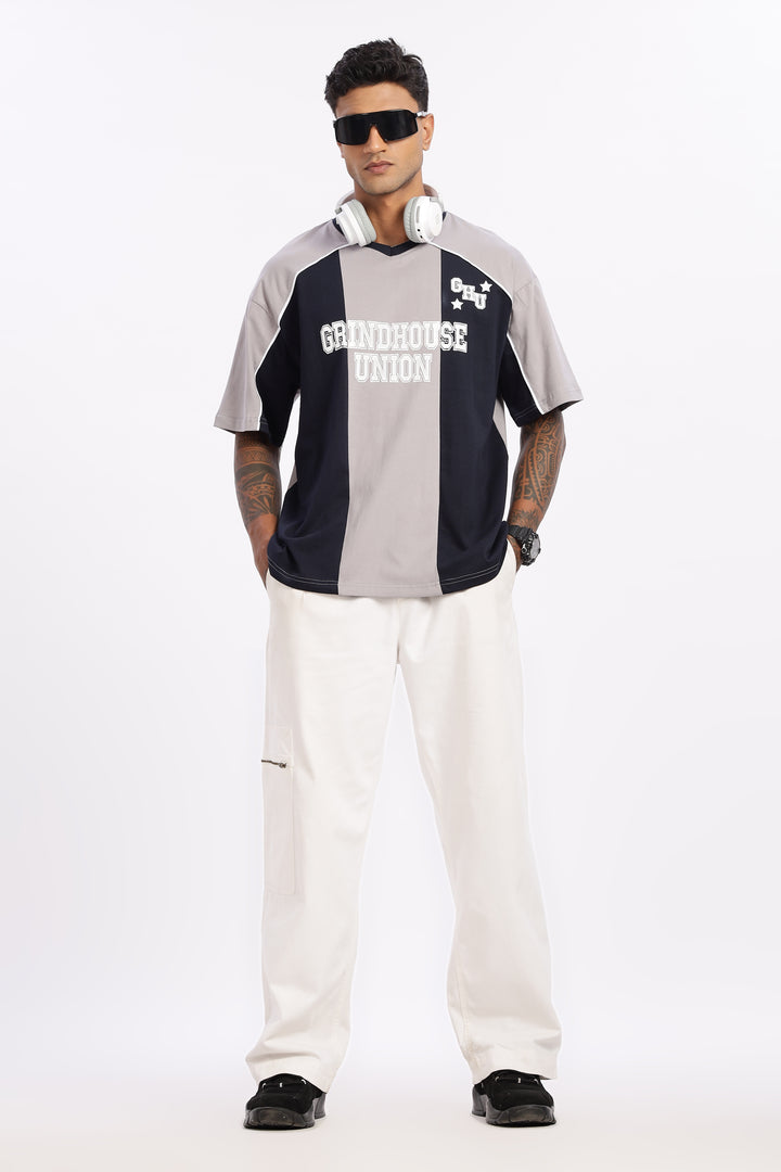 Grindhouse : Grey Oversized T-shirt