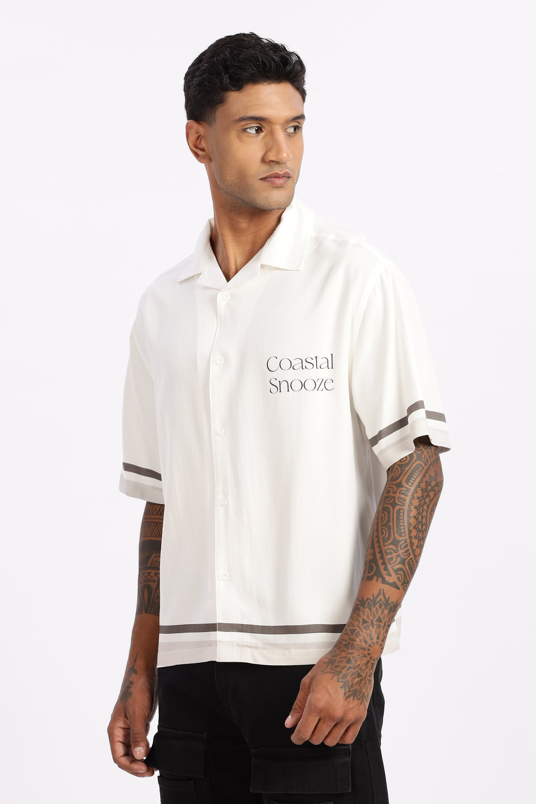 Coastal Snooze: Oversized Boxy Fit Shirt