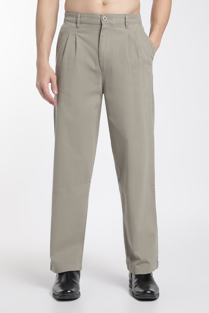 Korean Fit: Straight Mint Green Pants