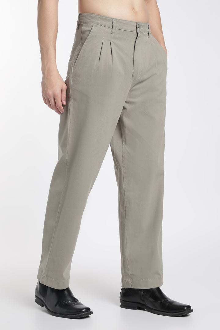 Korean Fit: Straight Mint Green Pants