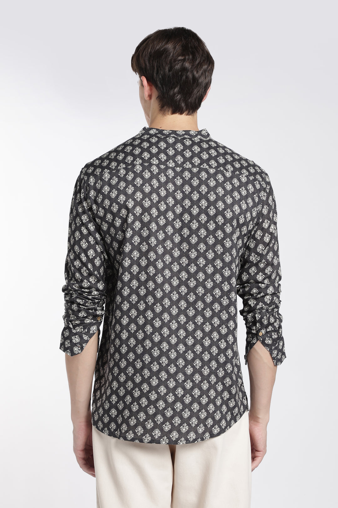 Ethnic Black Printed Kurta