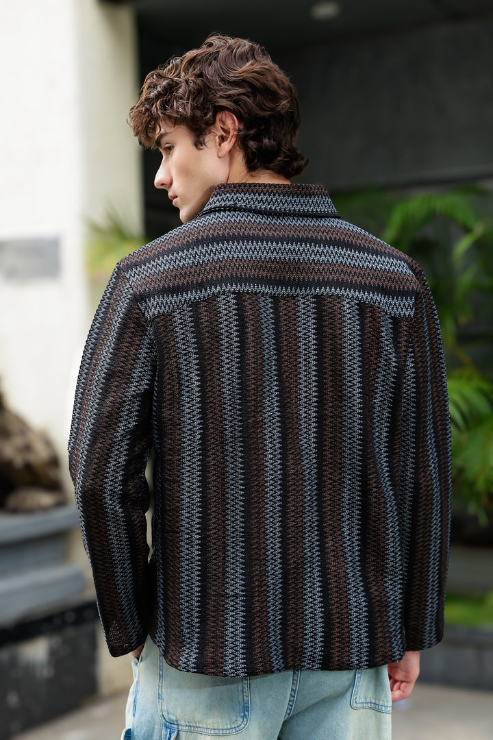 Long Sleeve : Unique Crochet Shirt