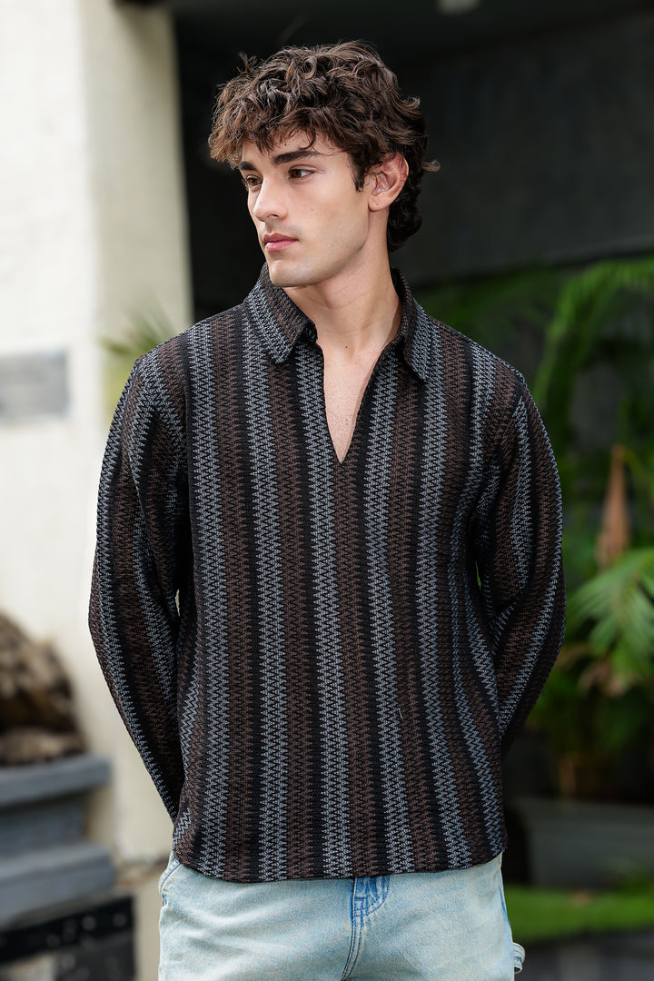 Long Sleeve : Unique Crochet Shirt